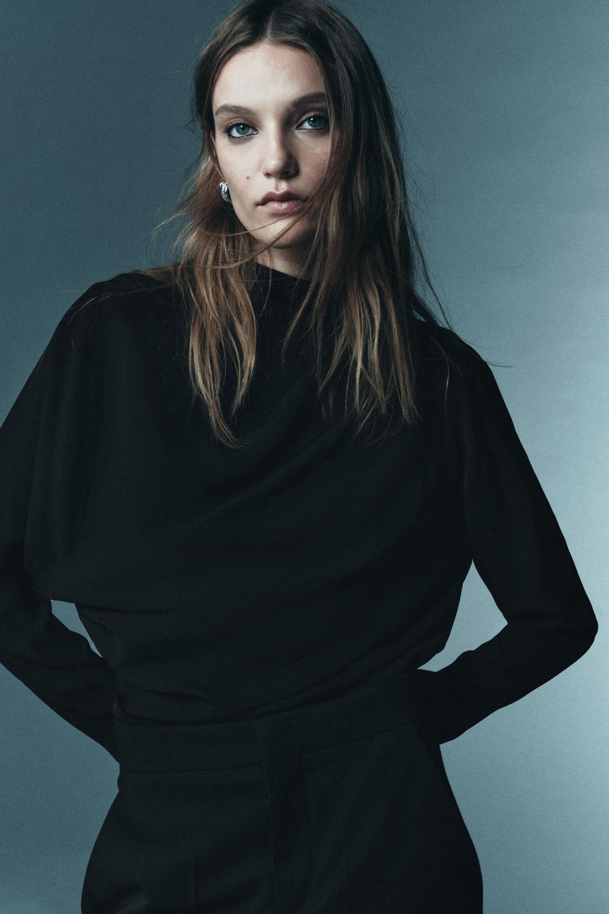 LIMITED EDITION DRAPED BLOUSE